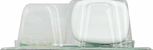 Blister packaging with two compartments.