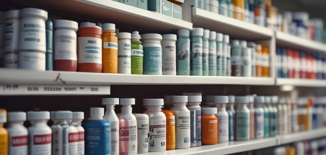 OTC allergy medication shelf